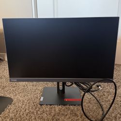 Lenovo ThinkVision Class Full HD LED Monitor - Raven Black, Storm Gray