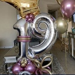 Balloon Boquet Arrangment 