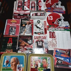 Alabama Football Autographed Memorabilia- Kenny Stabler And More... Plus Championship Die Cast Cars