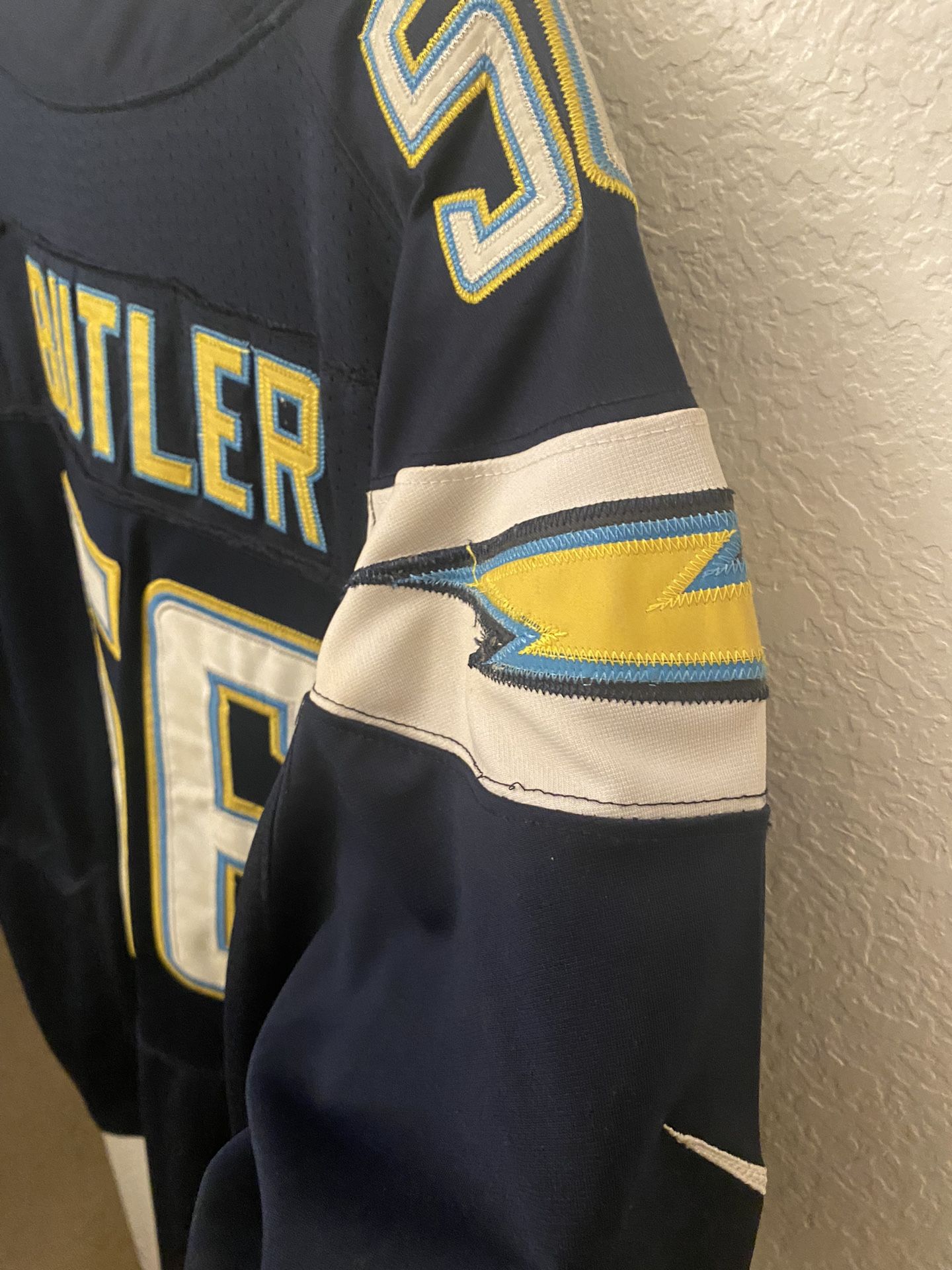 Chargers Football Navy Blue Jersey