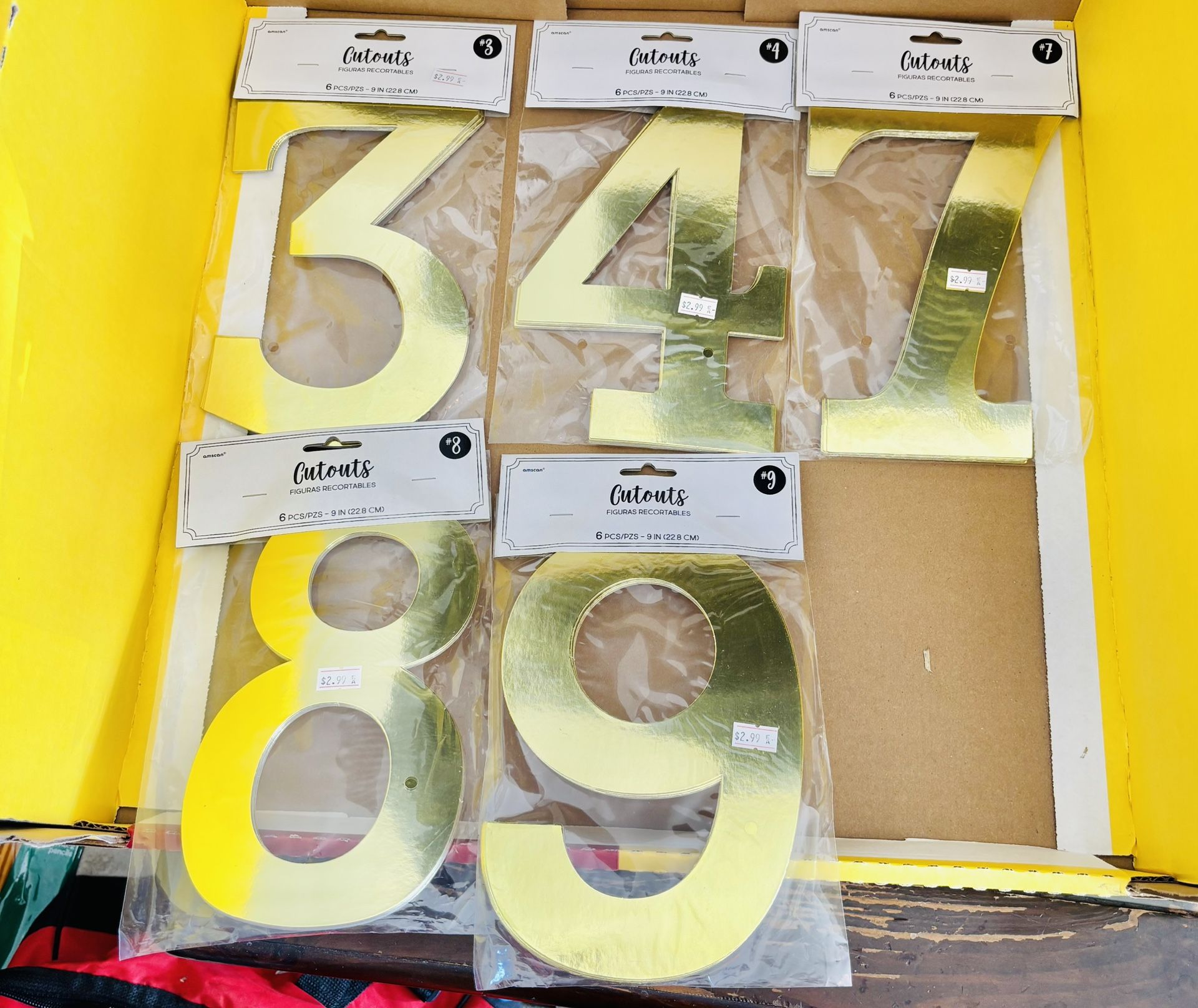 Cardboard Numbers