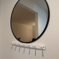 Mirror And Coat Hanger 