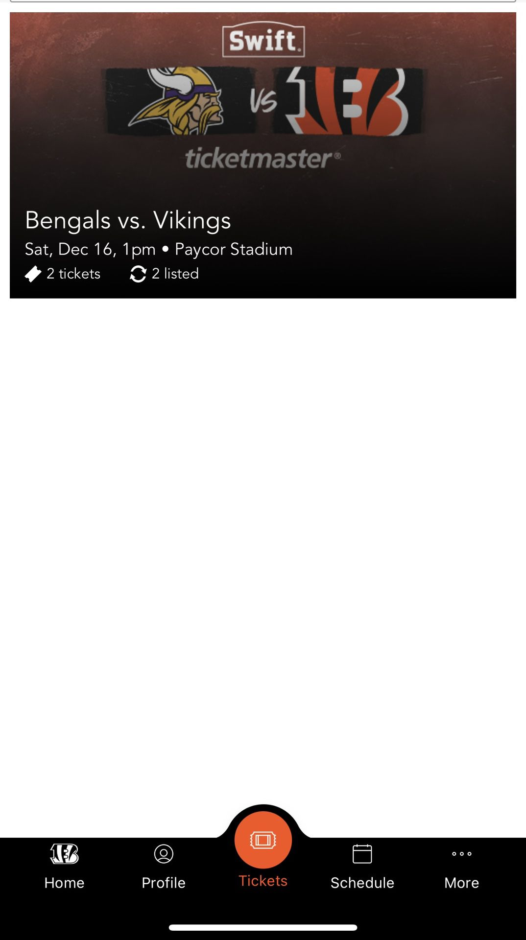 Bengals Vs Vikings Tickets 