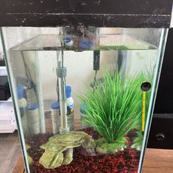 10 gallon fish tank aquarium and accessories (please read description!)