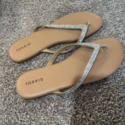 Torrid Sparkly Flip Flops
