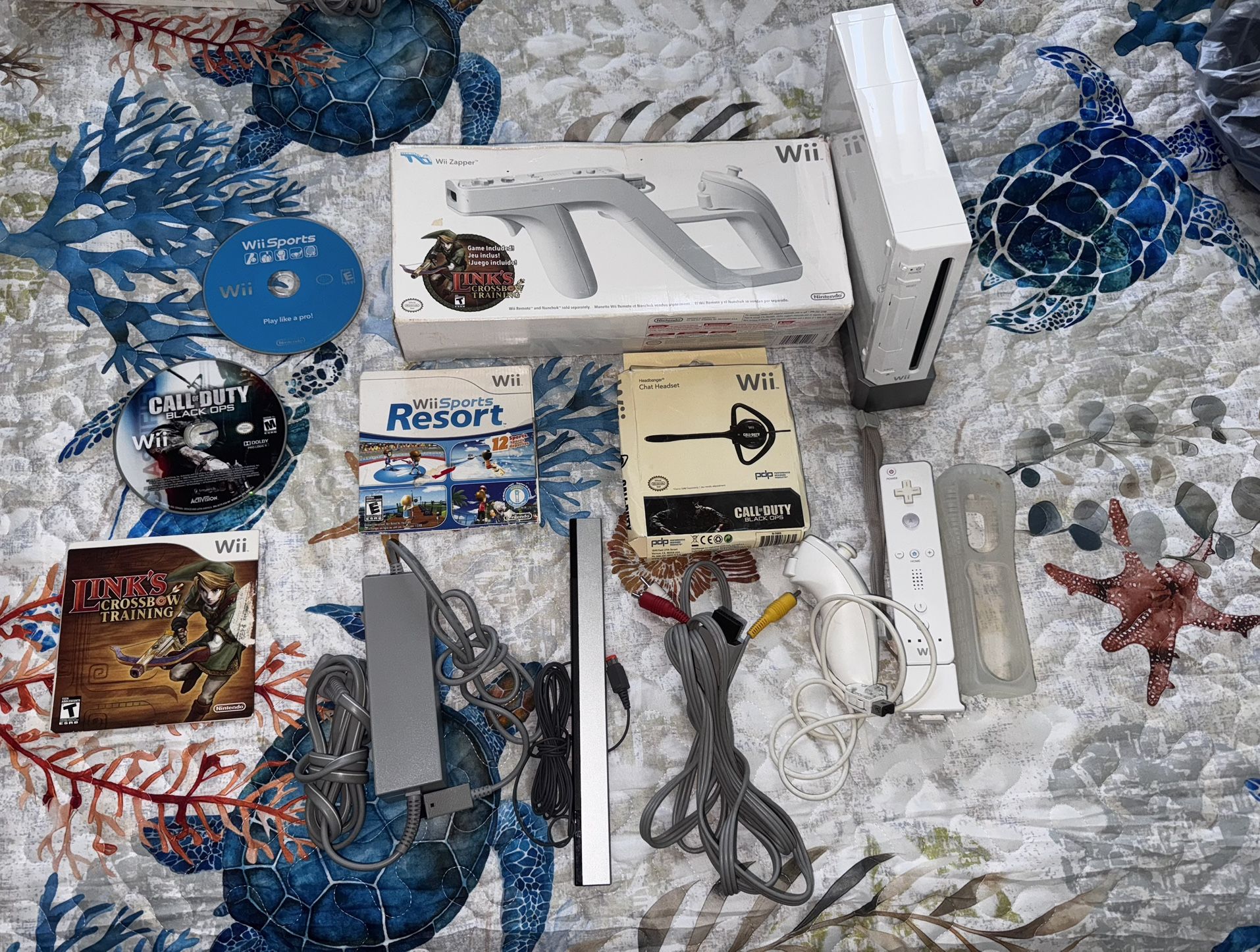 Wii Console With Games