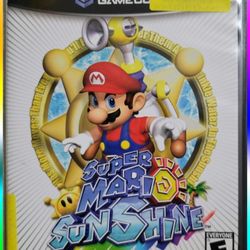 Genuine Super Mario Sunshine Nintendo GameCube Complete CIB Player's Choice