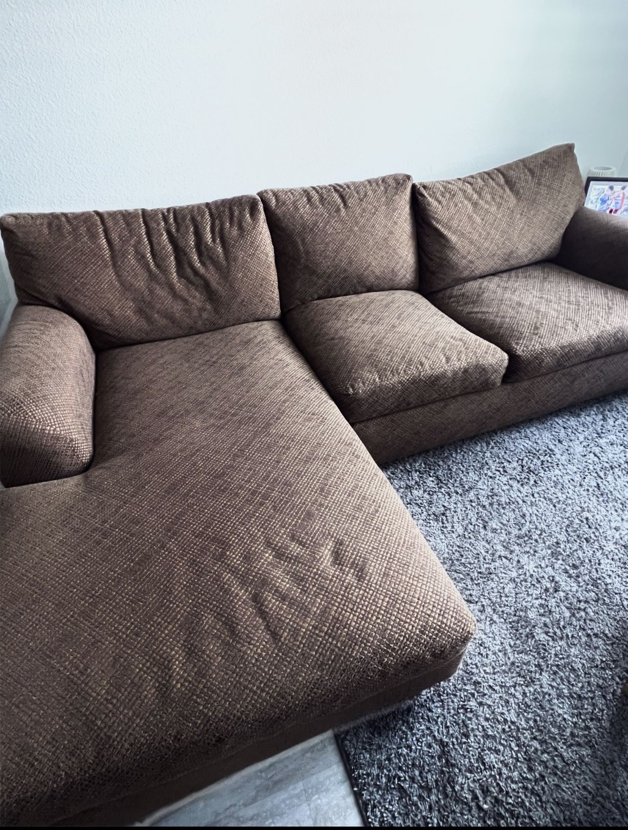 Century Furniture GREAT ROOM custom Sofa In Chocolate 