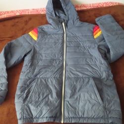 Marine Layer x Lost & Found Rare Multicolor Zippered hooded Jacket Size M