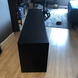Black TV STAND 