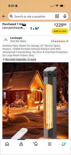 Space heater new in the box