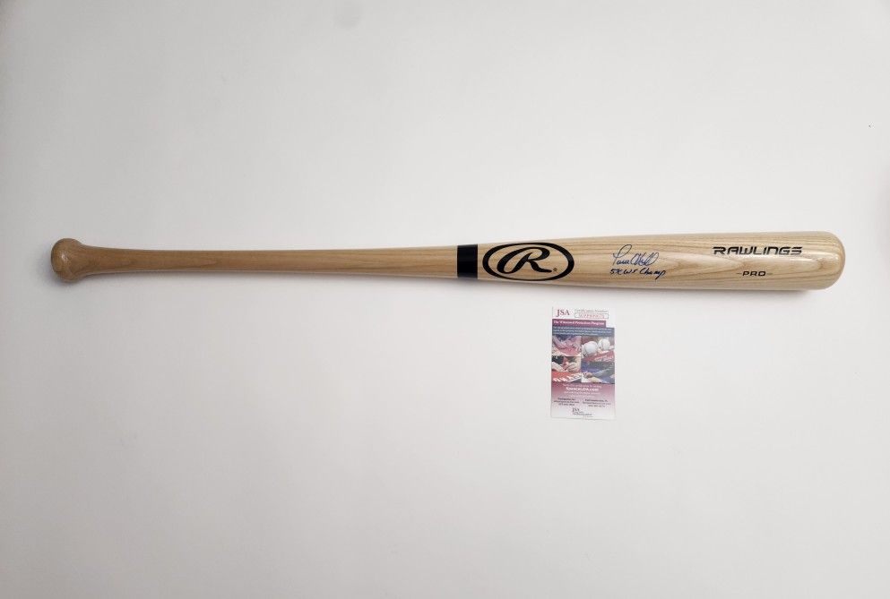 Paul O'Neill New York Yankees Signed Autographed Rawlings Pro Blonde Bat (JSA COA)
