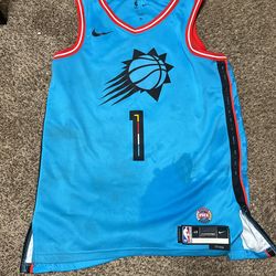 Nike Turquoise 2022 City edition Phoenix Suns Jersey 