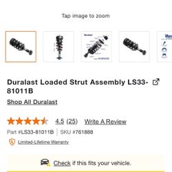 Chevy Tahoe Front Struts 2015-2019