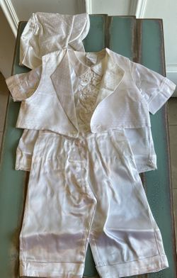  Christening Outfit for Boy 0 -6 Months