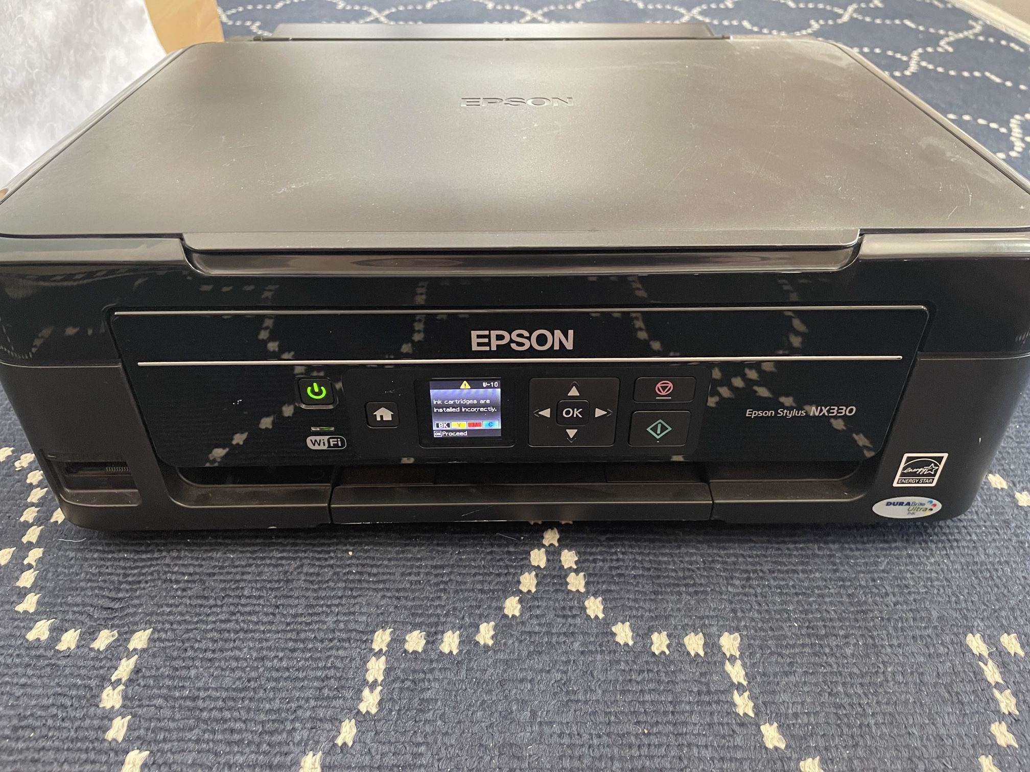 Epson Stylus NX330 Scanner/Printer; WiFi Enabled