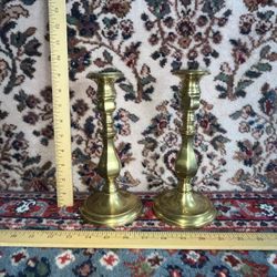 Vintage Brass Candle Sticks