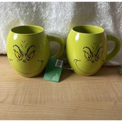 Grinch coffee cups