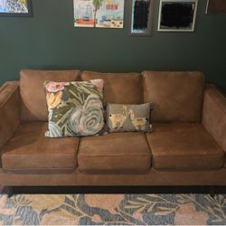 Caramel Brown Sofa