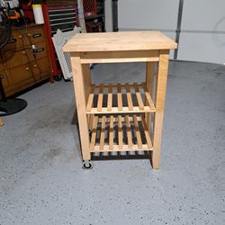 Kitchen Cart With Two Shelves 
