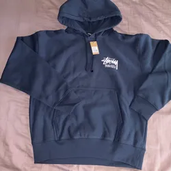 Stussy Honolulu Hoodie Navy Size Medium