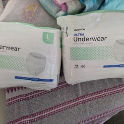 2 New Pack  L Underwear For Adults 