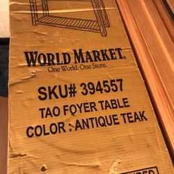Brand New Foyer Table