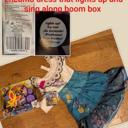 Encanto Light Up Dress And Boom Box 