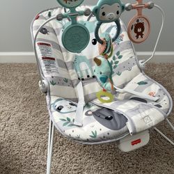 Baby Bounce Seat With Battery Operated Vibration 
