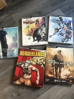 Video Game Strategy Guide Bundle Final Fantasy Kingdom Hearts Call Of Duty Borderlands