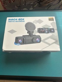 Black box traffic recorder car camera front and back