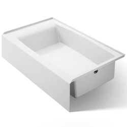 Kohler Entity 60" Three Wall Alcove Acrylic Soaking Tub with Right Hand Drain