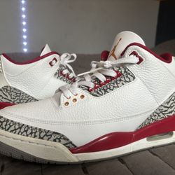 Cardinal Red Jordan 3