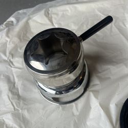 Silver Fondue Pot