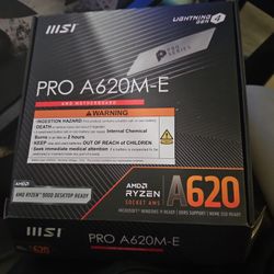 Pro A620m-e Mother Board With Ryzen 5 8600g Cpu And Ssd