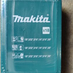 MAKITA 18 PIECE DRILL BIT SET
