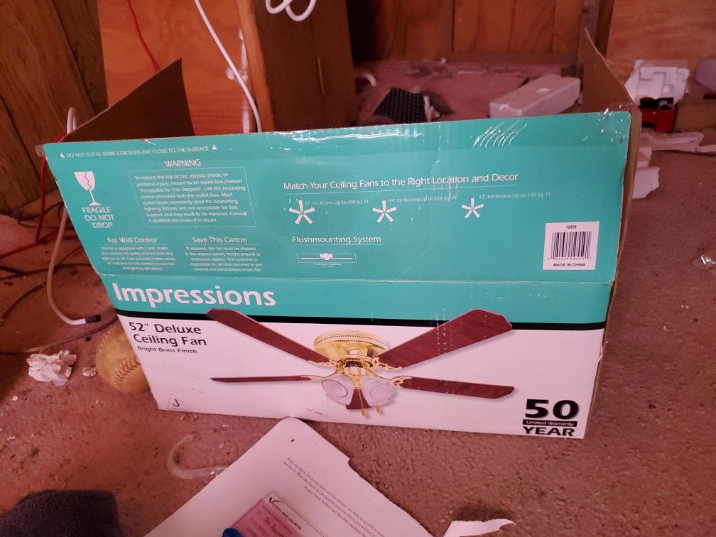 Ceiling Fan In Box