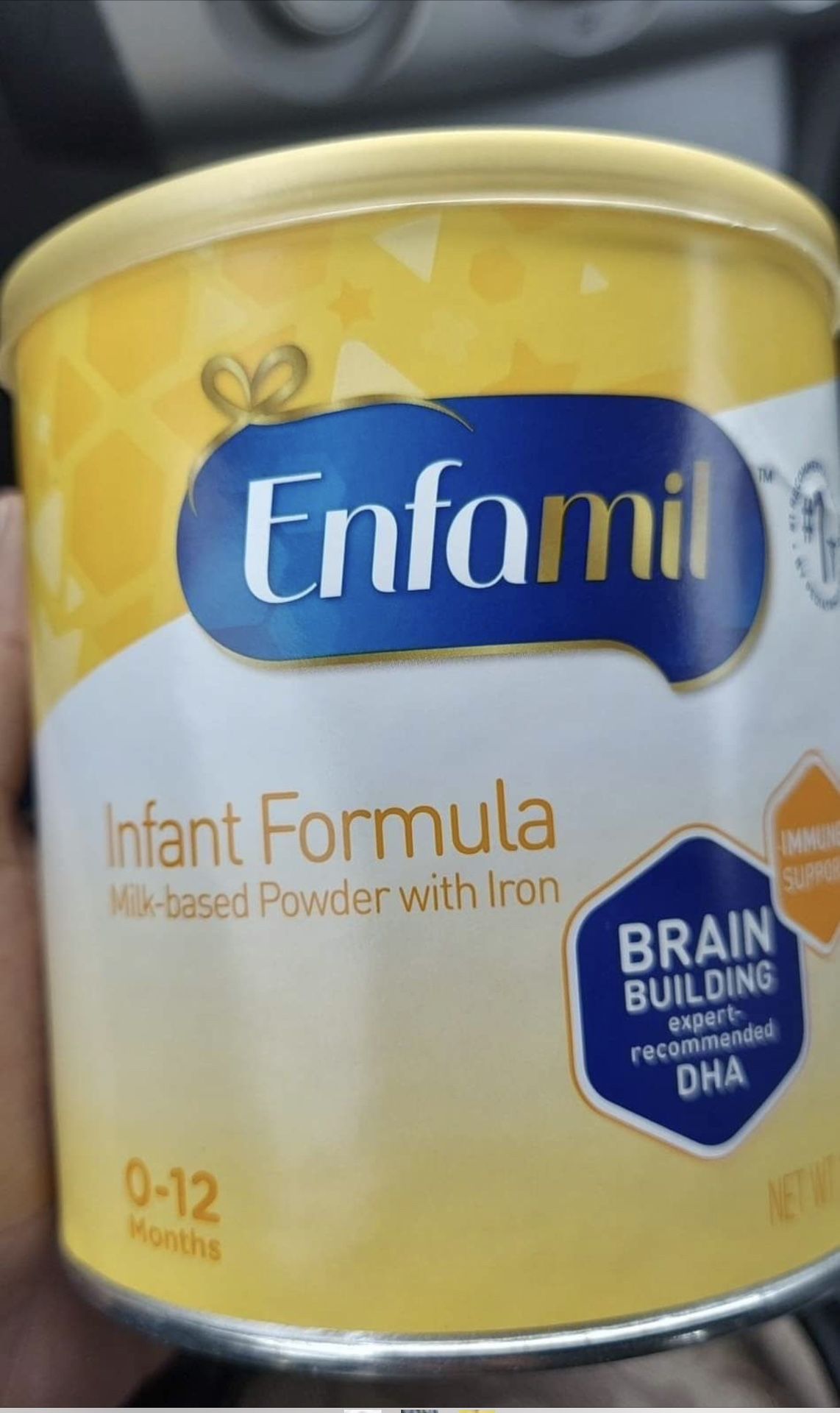 Baby Food Enfa Infant Yellow