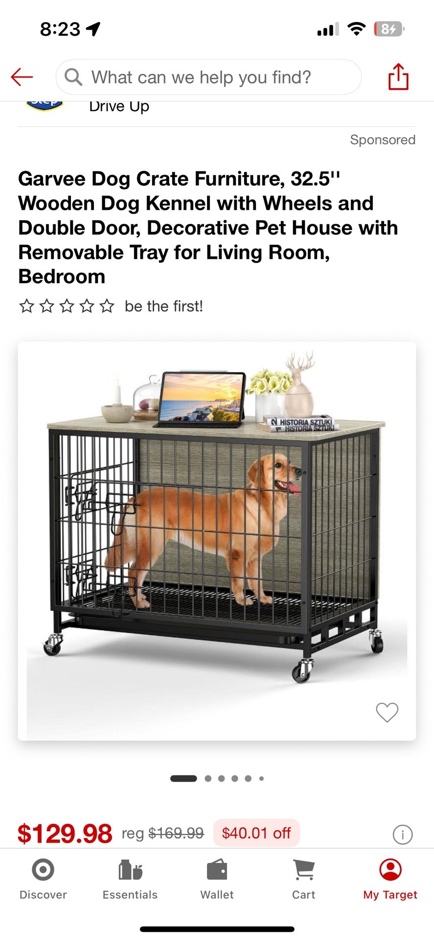 Dog Crate Furniture (basically new)