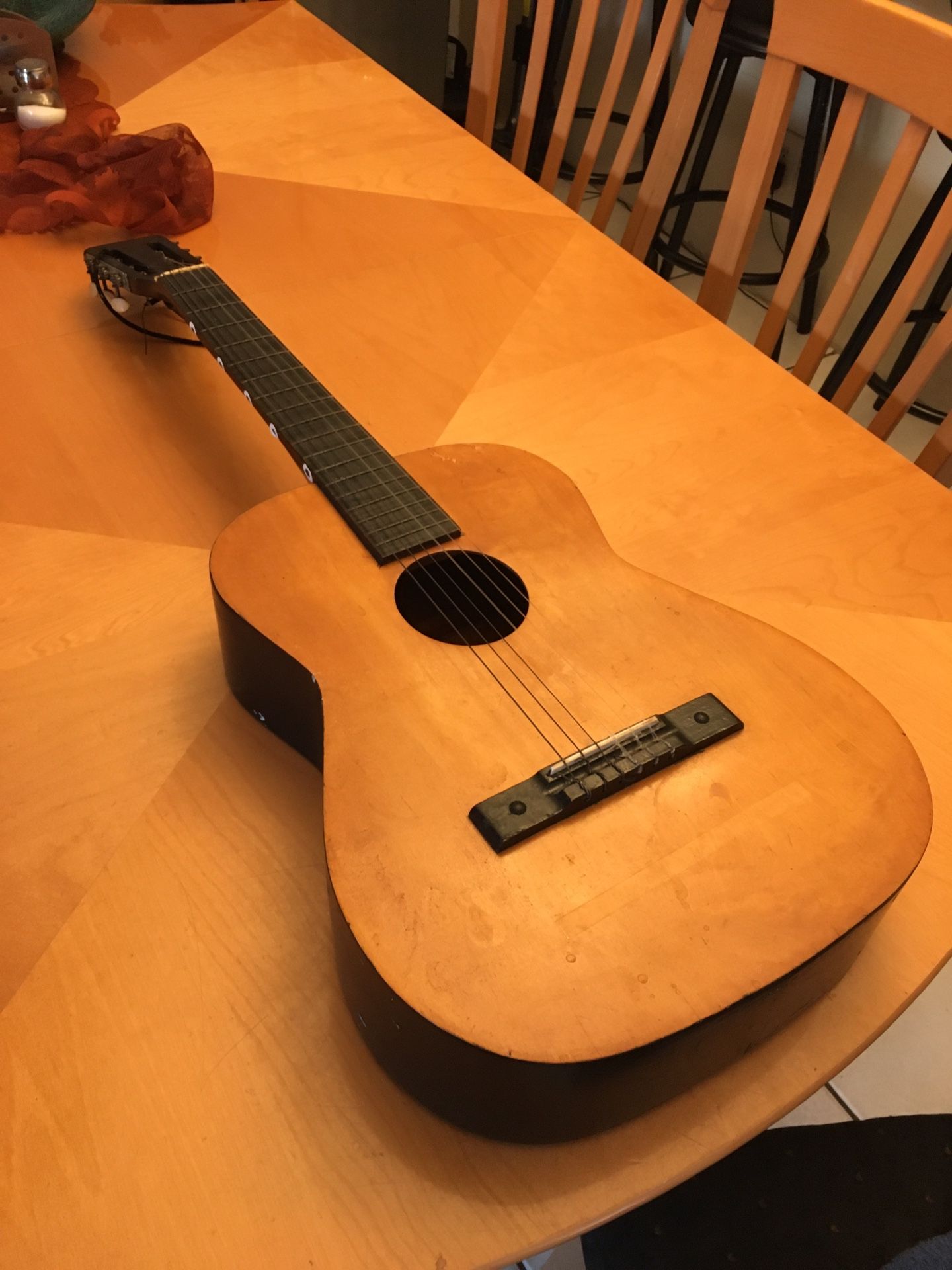 Vintage 1950s Kay K7010 Classical Guitar (TRADE???)The bracing is very unique and would easily withstand silk