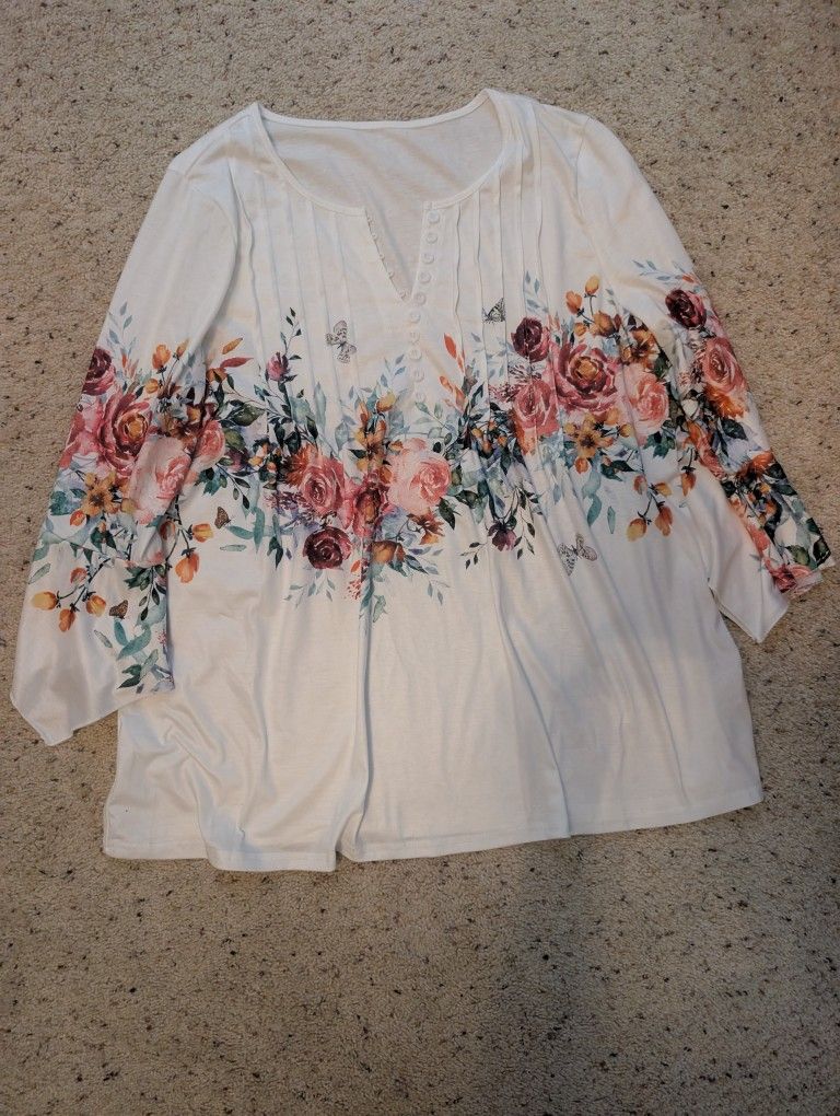 Floral Long Sleeve Blouse
