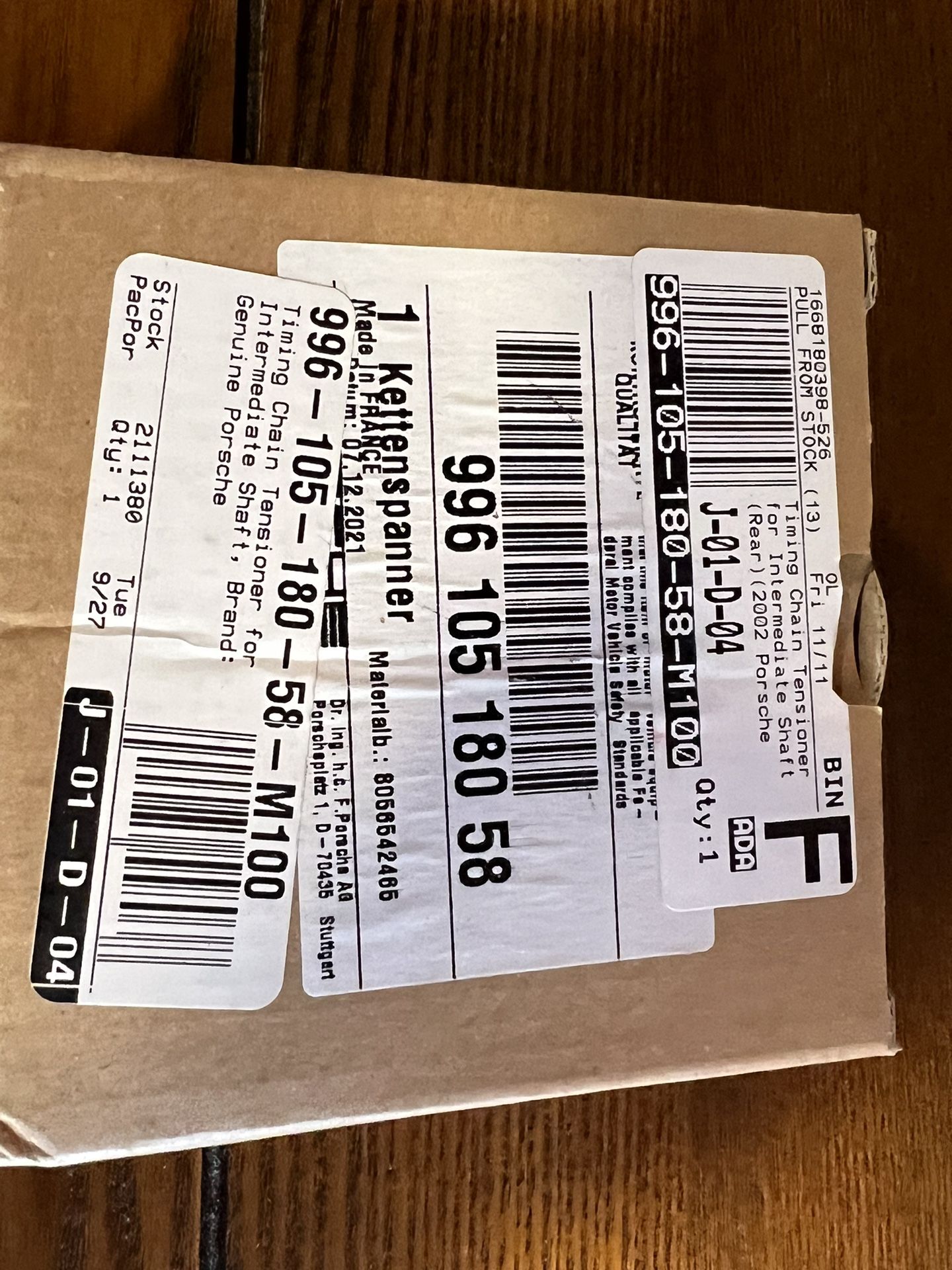 Genuine Porsche 996/Boxster Timing And Intermediate Chain Tensioners