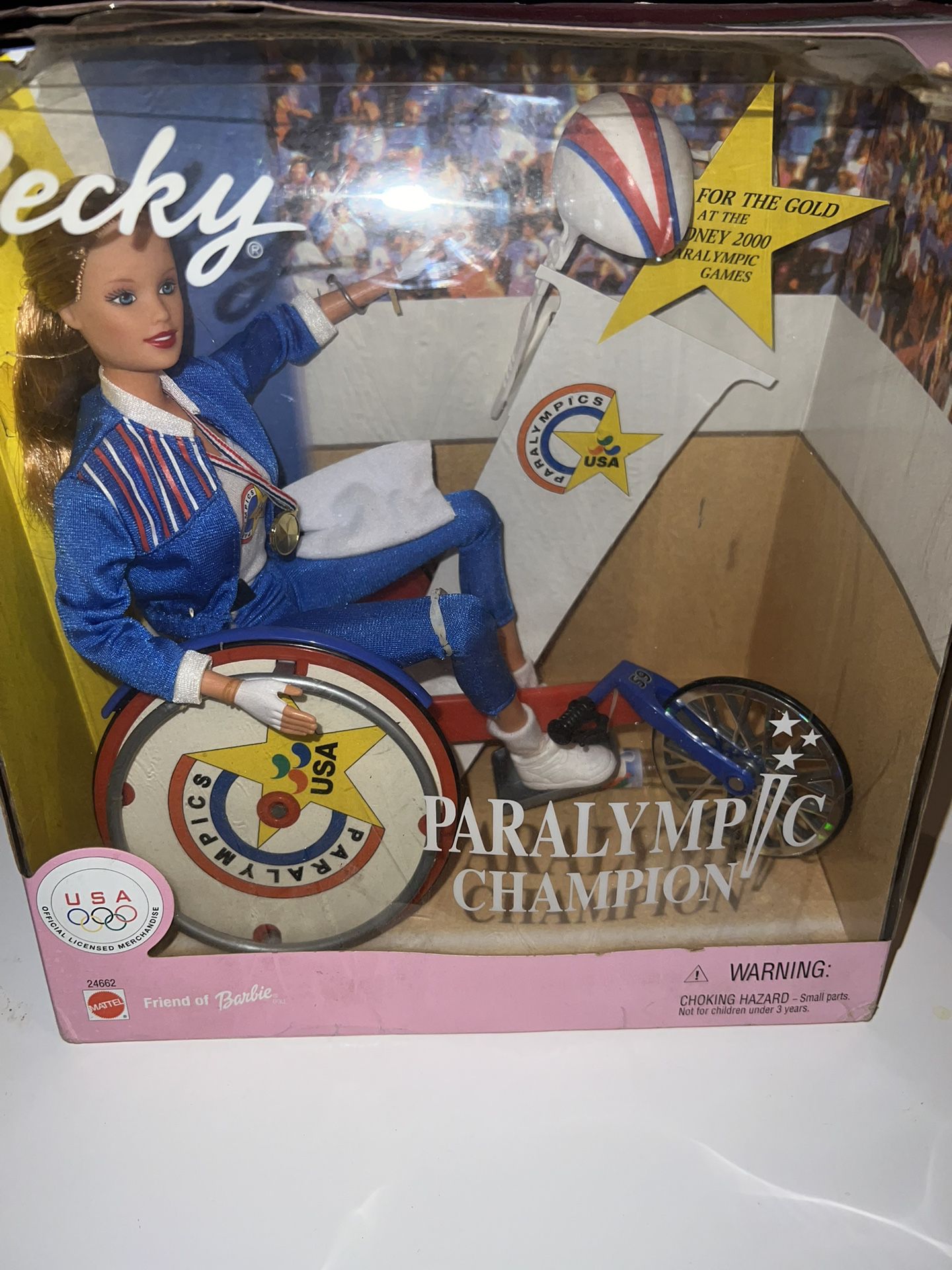 Mattel 24662 Barbie Paralympic Champion Doll 1999