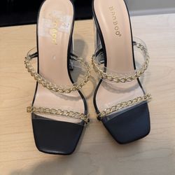 Bamboo Heels With Chains