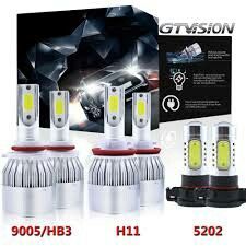 Led headlight bulbs 360 beam pattern - hid lights kit conversion- chevy Silverado Malibu impala Toyota tundra Tacoma Corolla Camry gmc sierra