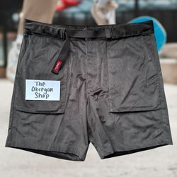 NIKE SB SKATEBOARDING DRI FIT VELVET CORDUROY BELTED SHORTS MENS SIZE LARGE 36 BROWN NEW