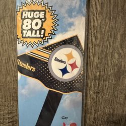 Pittsburgh Steelers NFL Team Kite  50” Wide X 80” Tall NEW in Package