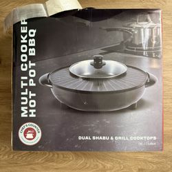Multi Cooker Hot Pot BBQ Grill