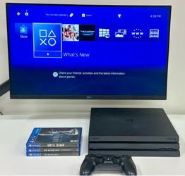 Sony PlayStation 4 Pro (1 Terabyte HardDrive) - (CUH-7015B)