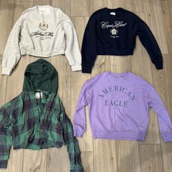 Abercrombie and American Eagle Hoodie and Sweatshirts. - Women’s Small